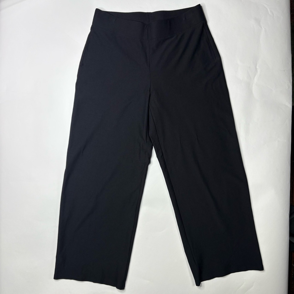 Eileen Fisher Washable Stretch Crepe Pant with Yoke